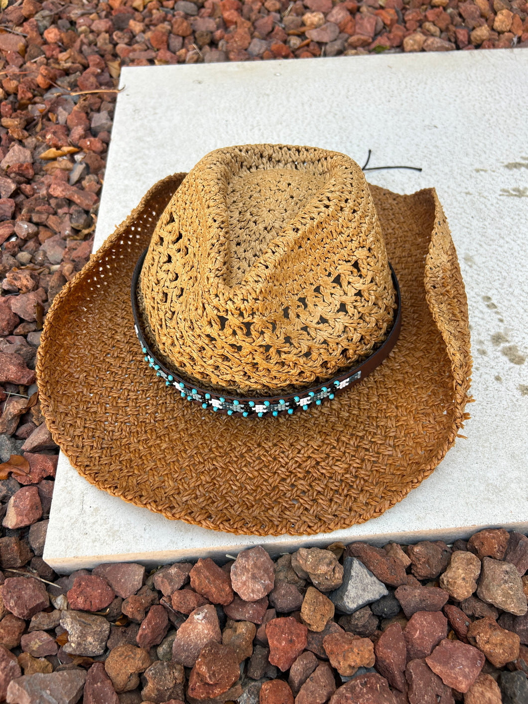 BEADED COWGIRL HAT