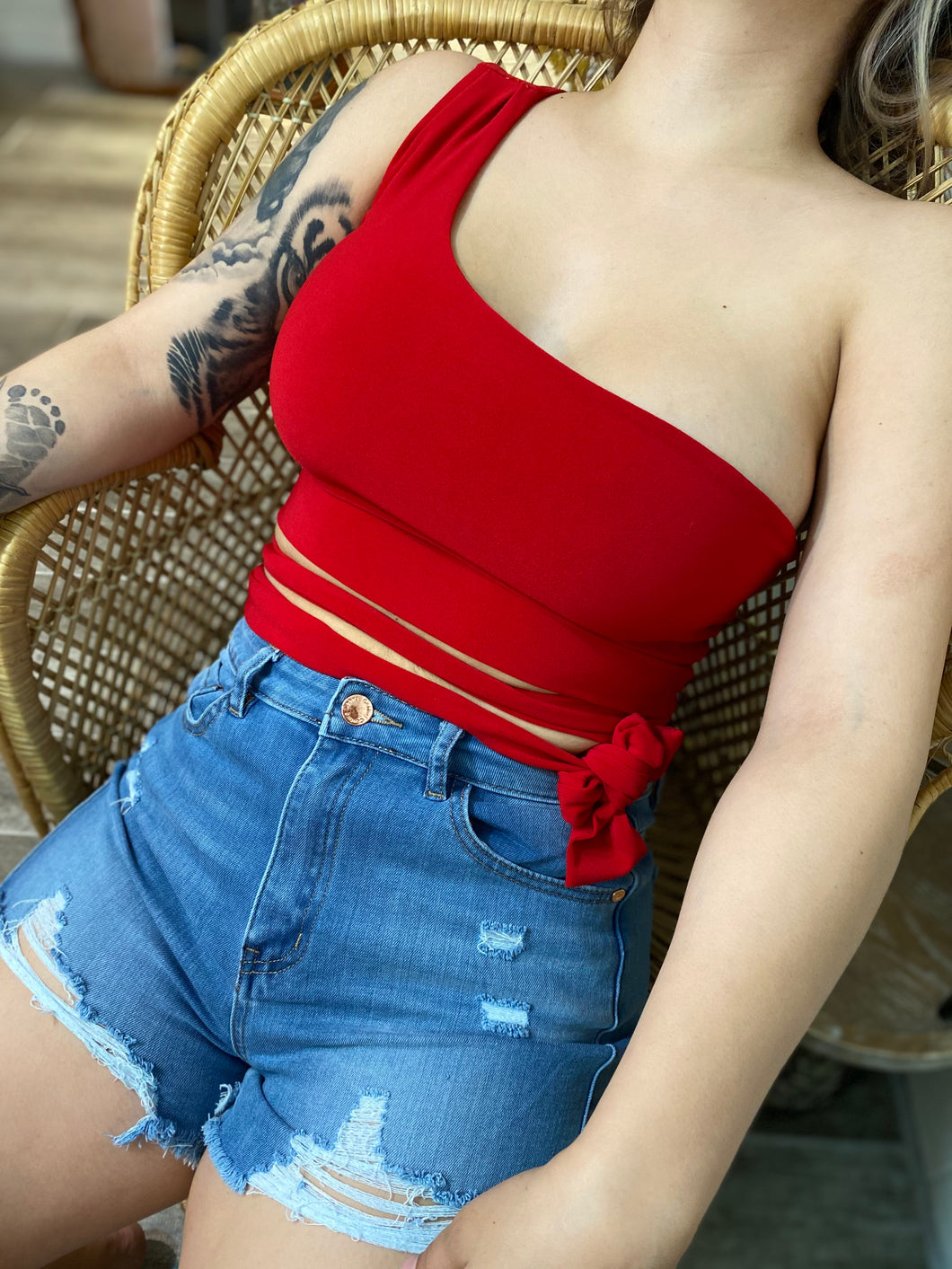 CHLEO TOP (RED)