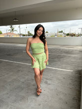 Load image into Gallery viewer, RUFFLE SKIRT SET (PISTACHIO)
